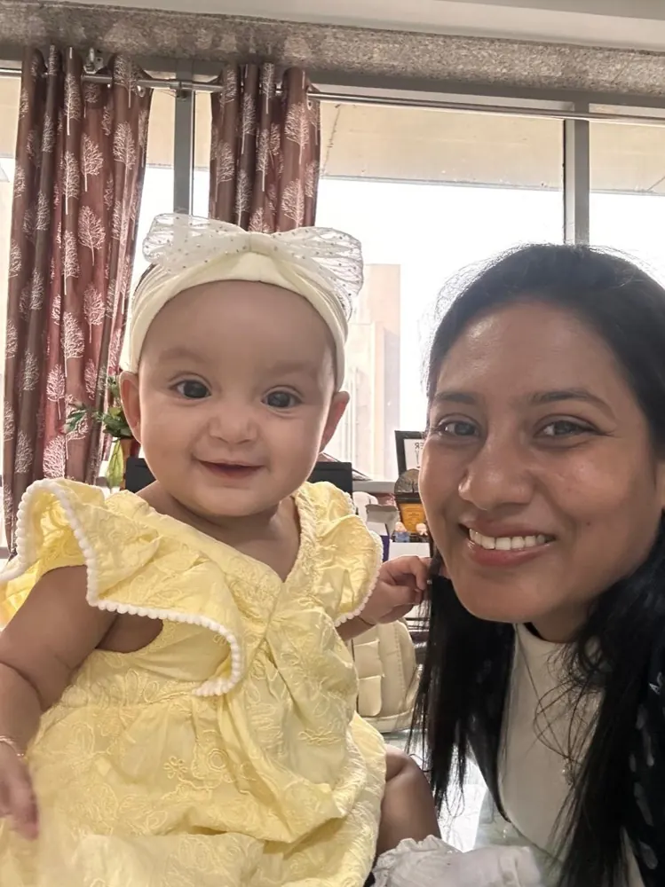 Happy, healthy child cared for at Tathved Children Hospital, Ahmedabad
